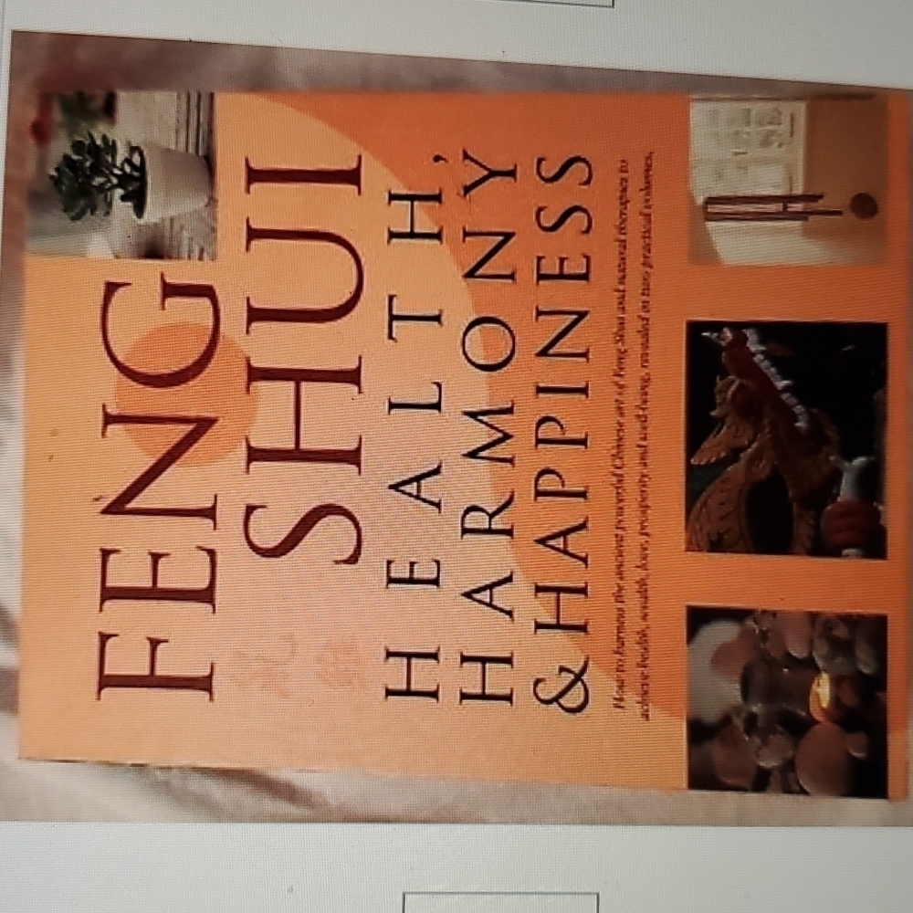 Feng Shui Health, harmony, and happiness set.  Hard Cover, EUC.